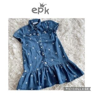 🇪🇸 EPK girls stars denim dress